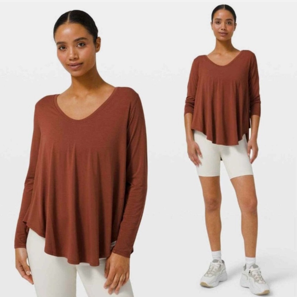 Lululemon Up For Downtime stretch moisture-wicking breathable modal silk blend